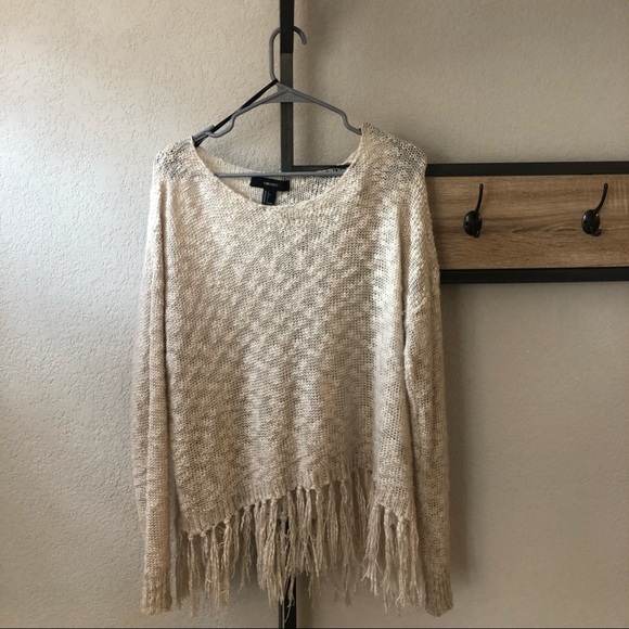 Fringed light sweater - Picture 2 of 4